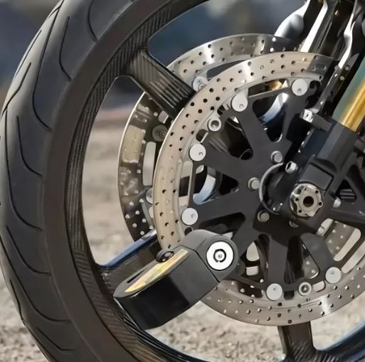 Candado Para Moto Freno De Disco+Alarma